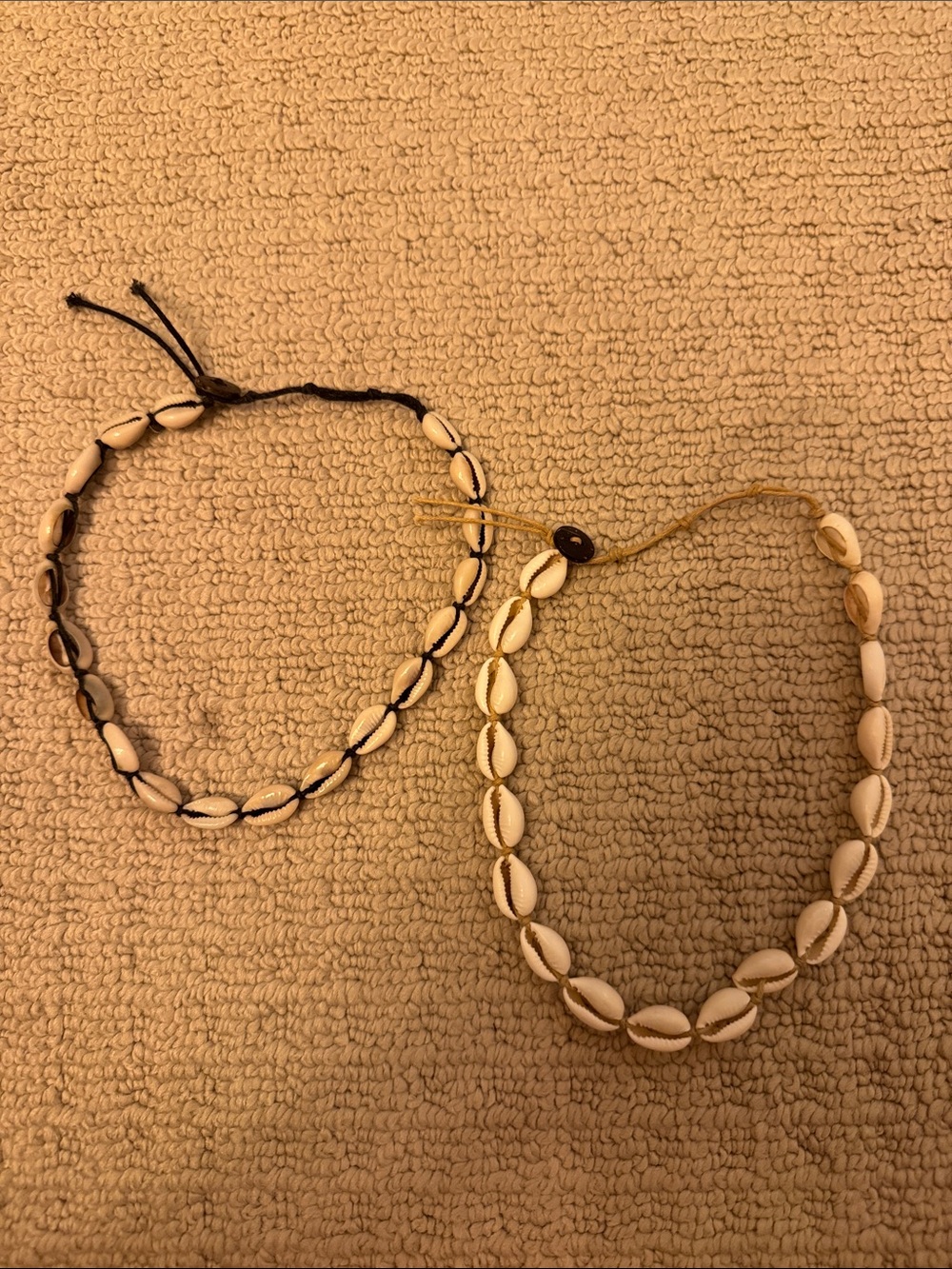 Real Shell Necklace Set - Natural White Shells